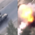 Рашистов вышвырнули с окраин города Лиман. Видео удирающего танка Т-90А уничтоженого ВСУ